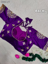 KcPc New Exclusive Gaji Silk Blouse with Designer Gota Patti Work Blouse PRD