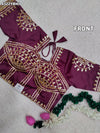 KcPc New Traditional Gaji Silk Blouse with Designer Gota Patti Work Blouse PRD