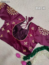 KcPc New Traditional Gaji Silk Blouse with Designer Gota Patti Work Blouse PRD