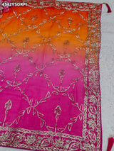 Buy Chiffon Saree With Gota Patti Work KcPc 