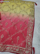 Buy Chiffon Saree With Gota Patti Work KcPc 