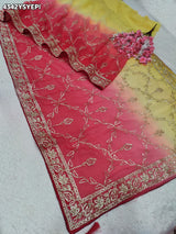 Buy Chiffon Saree With Gota Patti Work KcPc 