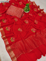 KcPc Premium Banarasi Style HO Silk Saree for Festive & Traditional Wear MAD
