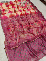 KcPc New Premium Kalamkari Style Cotton Saree for Elegant Casual Wear
