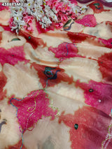 KcPc New Premium Kalamkari Style Cotton Saree for Elegant Casual Wear
