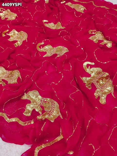 KcPc New Beautiful Designer Chiffon Saree with Timeless Festive Elegance