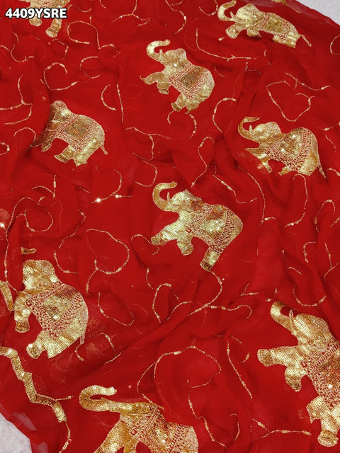 KcPc New Luxury Chiffon Saree Designed for Festive & Traditional Occasions