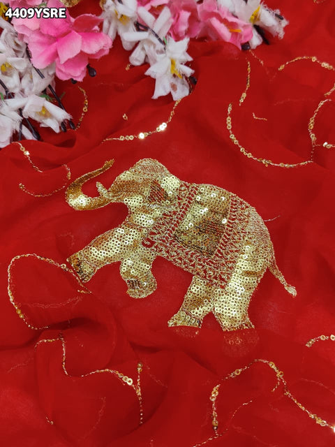 KcPc New Luxury Chiffon Saree Designed for Festive & Traditional Occasions