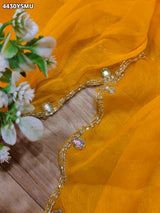 KcPc New Premium Faag Style Saree with Rich Cutdana Work and Ethnic Elegance SHCR