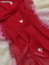 KcPc New Premium Faag Style Saree with Rich Cutdana Work and Ethnic Elegance SHCR