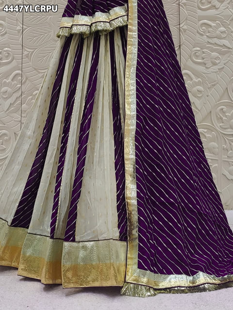 KcPc New Premium Leheriya Style Lehenga with Rich Gota Patti Embellishment