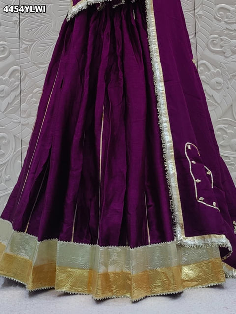 KcPc Royal Wedding Wear Lehenga Crafted in Soft Gaji Silk Fabric  GOR