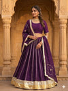 KcPc Royal Wedding Wear Lehenga Crafted in Soft Gaji Silk FabricGOR