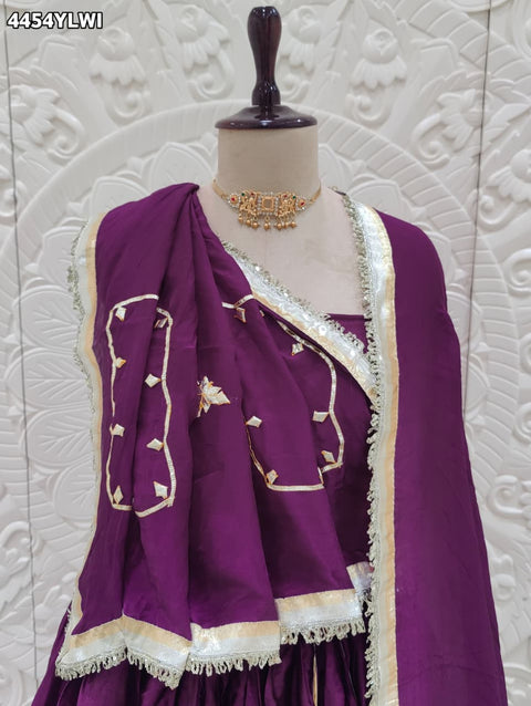 KcPc Royal Wedding Wear Lehenga Crafted in Soft Gaji Silk Fabric  GOR
