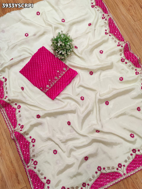 KcPc Premium Designer Saree with Rich Tari Work and Ethnic Elegance   SWA