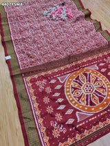 KcPc Premium Cotton Silk Saree with Beautiful Printed Style DesignAPL