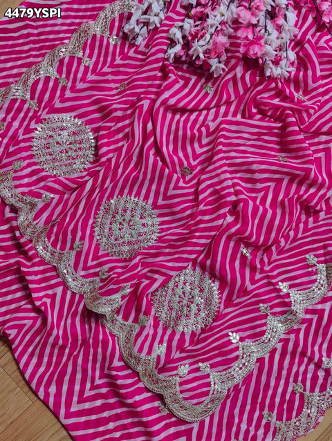 KcPc Royal Festive Wear Saree Crafted in Soft Georgette Fabric PDM