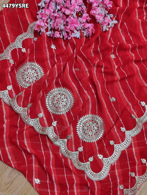 KcPc Beautiful Designer Saree with Rich Gotapatti Work and Royal Appeal  PDM