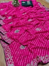 KcPc Premium Leheriya Style Saree with Rich Cutdana DetailingPDM