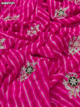 KcPc Premium Leheriya Style Saree with Rich Cutdana DetailingPDM
