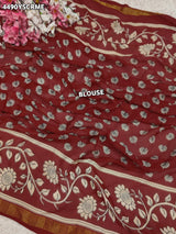 KcPc Premium Georgette Saree with Beautiful Printed Style DesignVJT