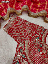 KcPc Royal Bandhani Style Georgette Saree for Celebrations BAL