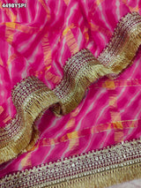 KcPc Premium Georgette Saree Featuring Classic Leheriya Design BAL