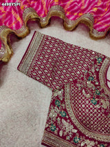 KcPc Premium Georgette Saree Featuring Classic Leheriya Design BAL