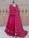 KcPc New HO Silk Leheriya Lehenga with Cutdana Tari WorkVKFH