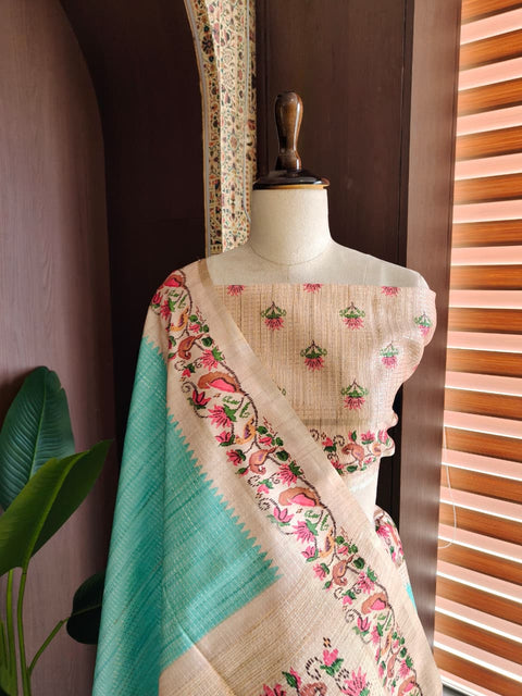 KcPc New Banarasi Style Soft Tussar Silk Saree For Festive Wear