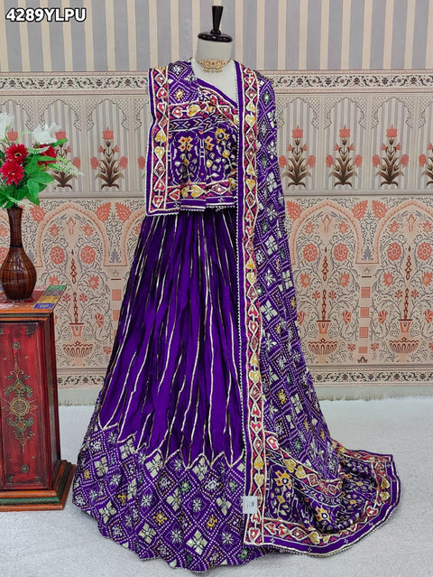 KcPc New Royal Gaji Silk Lehenga Collection with Gotapatti Work  RGC