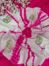 KcPc Premium Shibori Style Sarees with Aari Tari Work GAN