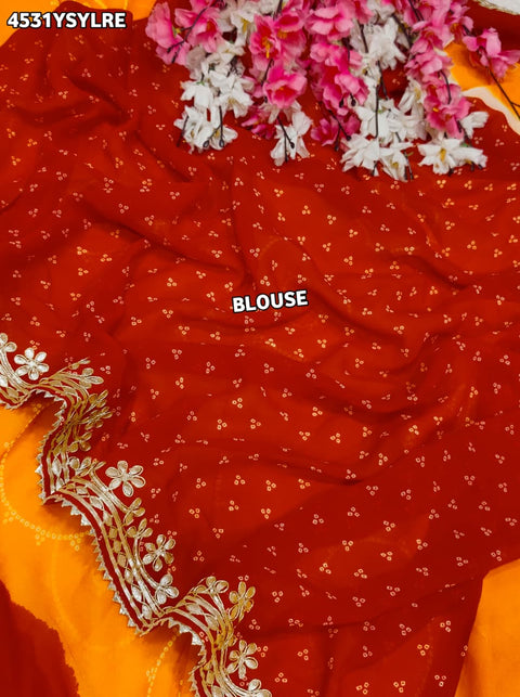 KcPc New Collection of Premium Bandhani Sarees for Every Celebration   SANJU