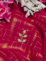 KcPc Luxury Georgette Sarees with Fine EmbroideryGAN