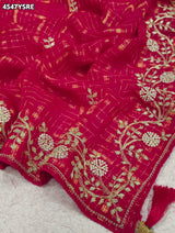 KcPc Luxury Georgette Sarees with Fine EmbroideryGAN