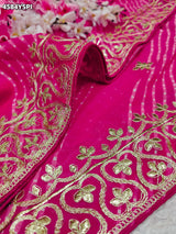 KcPc Premium Gotapatti Work Leheriya Sarees CollectionSWA