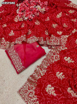 KcPc Traditional Bandhani Sarees with Beautiful Piton WorkSANJU