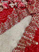 KcPc Traditional Bandhani Sarees with Beautiful Piton WorkSANJU