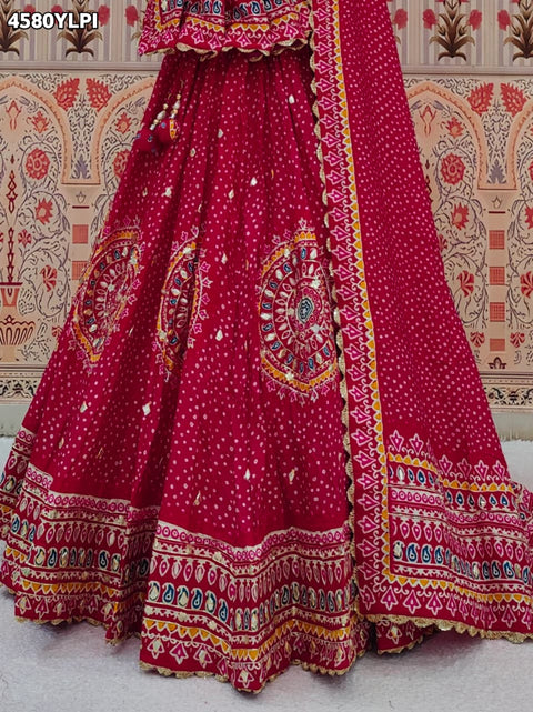 KcPc Premium Printed Crepe Silk Lehengas Designed with Elegant for Festive Wear  BHUTA