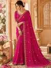 KcPc Festive Georgette Saree with Cutdana EmbroideryBAL