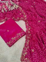 KcPc Festive Georgette Saree with Cutdana EmbroideryBAL