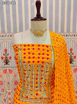 KcPc Traditional Bandhani Suits with Elegant Gotapatti WorkKML