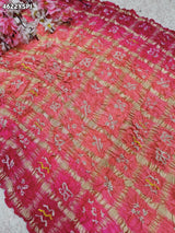 KcPc Premium Gaji Silk Bandhani Saree CollectionNAV