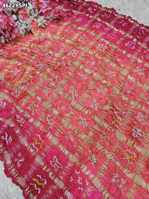 KcPc Premium Gaji Silk Bandhani Saree Collection