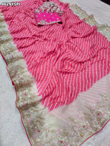 KcPc Elegant Chinon Silk Leheriya Saree Collection NPR