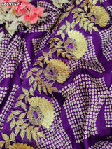 KcPc Premium Creap Silk Saree with Traditional Bandhani StyleBAL