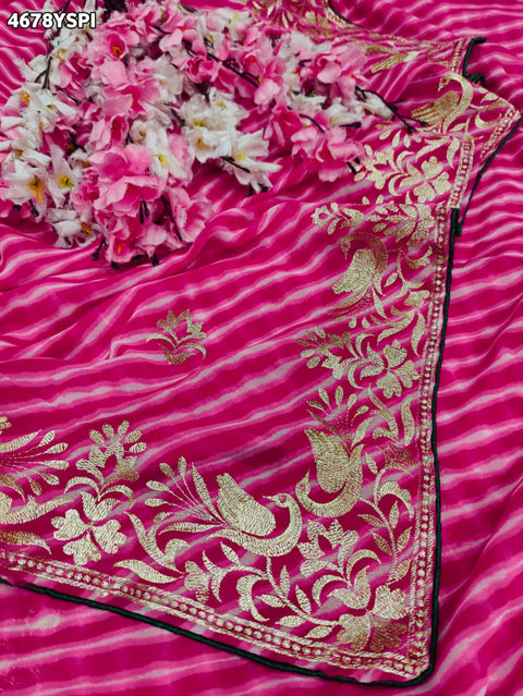 KcPc Traditional Georgette Leheriya Saree Collection