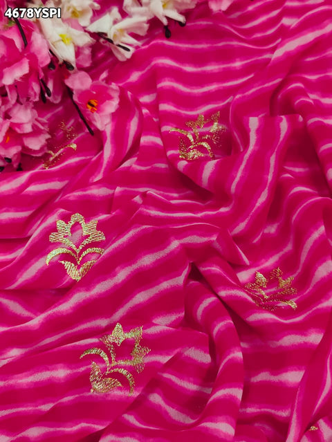 KcPc Traditional Georgette Leheriya Saree Collection