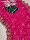 KcPc Designer Georgette Sarees with Embroidery Work GAS