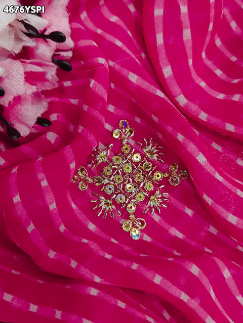 KcPc Designer Georgette Sarees with Embroidery Work